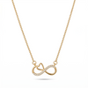 Infinity Heart Necklace – Anti Tarnish Gold