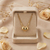 Magnetic Puffy Heart Convertible Necklace – Anti Tarnish Gold