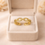 Link Chain Ring β Gold Tone Anti Tarnish Adjustable Ring
