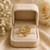 Flora Bloom Ring β Gold Tone Anti Tarnish Adjustable Ring