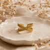 Tresse Ring β Gold Tone Anti Tarnish Adjustable Ring