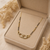 Zariya Infinity Link Mangalsutra Necklace – Anti Tarnish Gold