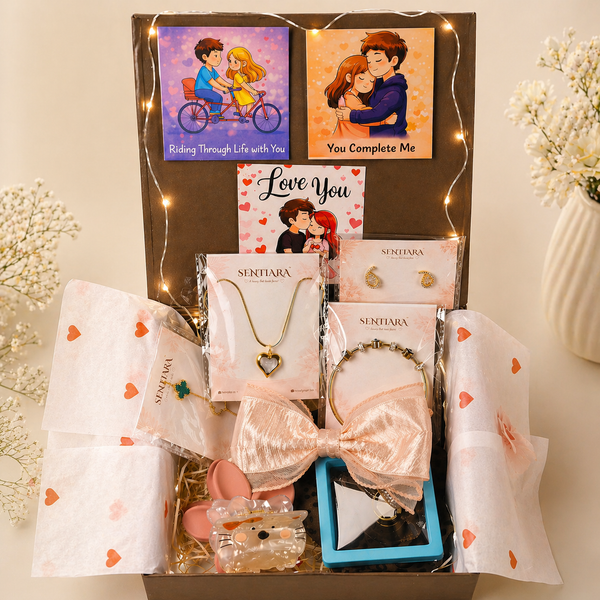 Luxury Women’s Gift Hamper – 10 Premium Essentials with Magnetic Gift Box & Aesthetic Packaging
