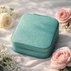 Mint Green Mini Jewellery Organiser β Travel Storage Box 4x4 Inch