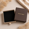 Premium Brown Jewellery Slider Gift Box – (4 x 4 x 1.5) Inch