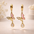 Celeste Butterfly Drop Earrings for Women – Anti-Tarnish Gold