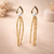 Pearl Chain Drop Earrings for Women β Anti-Tarnish Gold