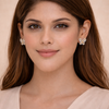 Lumi Crystal Butterfly Stud Earrings – Anti-Tarnish Gold