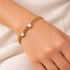 Nova Star Curb Chain Bracelet – Anti-Tarnish Gold