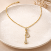 Gourd Crystal Pendant Necklace – Anti-Tarnish Gold