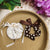 Fur & Bow Scrunchies Combo Set (Pack of 2) – Pearl Plush Hair Ties with Printed Bow