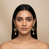 Butterfly Bloom Crystal Drop Earrings for Women β Anti-Tarnish Gold