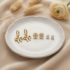 Charm Stud Set Combo – Anti Tarnish Gold