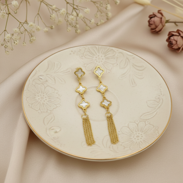 Bloom Trio Earring Set – Anti-Tarnish Gold