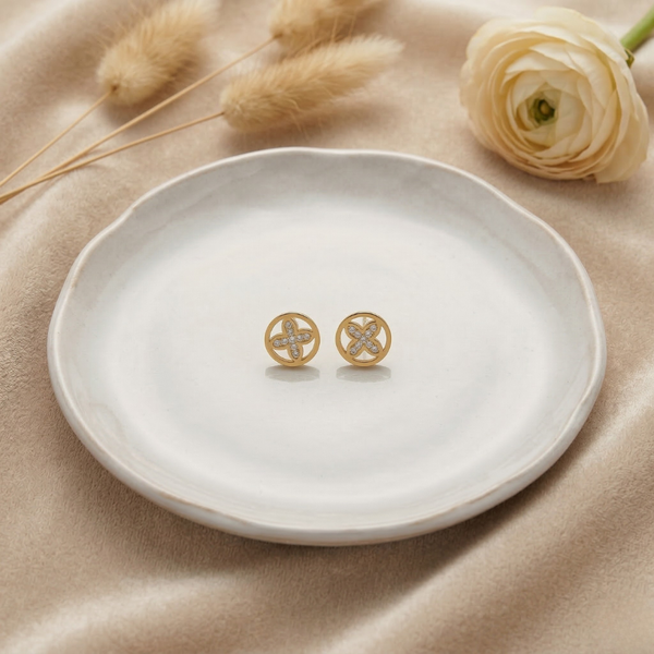 Charm Stud Set Combo – Anti Tarnish Gold