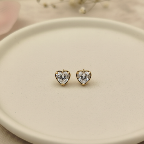 Minimal Gold Stud Earrings Set – Anti Tarnish Gold Combo (Set of 3)