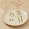 Bloom Trio Earring Set – Anti-Tarnish Gold