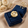 Flora Pearl Statement Ring β Gold Tone Anti Tarnish Adjustable Ring