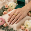 Tresse Ring β Gold Tone Anti Tarnish Adjustable Ring