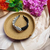 Dual Tone Knot Hairband – Black & Stripe Twist