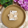 Premium Glossy Flower Hair Claw Set (3 Pieces) | Cute Floral Clutcher Combo