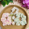 Pastel Bloom Scrunchie Combo Set β Pack of 3