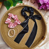 Bow Ribbon Scrunchie Combo Set – Pack of 4