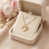 Love Bow Heart Necklace – Anti Tarnish Gold