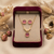 Blush Glow Cushion Pendant & Earrings Set – Anti Tarnish Gold Pink