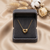 Love Knot Heart Pendant Necklace – Gold Tone Anti Tarnish Necklace
