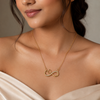 Infinity Heart Necklace – Anti Tarnish Gold