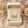 Infinity Heart Necklace – Anti Tarnish Gold