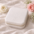Mini White Jewellery Organiser – Travel Storage Box 4x4 Inch