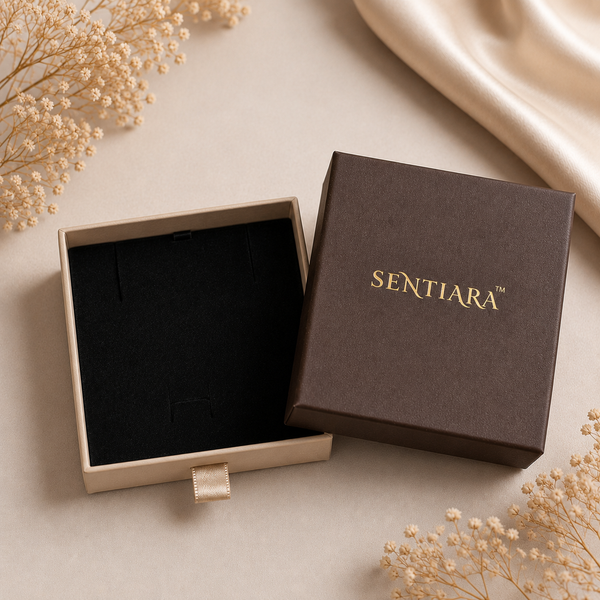 Premium Brown Jewellery Slider Gift Box – (4 x 4 x 1.5) Inch