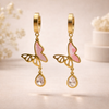 Celeste Butterfly Drop Earrings for Women – Anti-Tarnish Gold