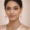 Celeste Butterfly Drop Earrings for Women – Anti-Tarnish Gold