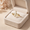 Eira Bar Accent Ring – Anti Tarnish Gold Adjustable