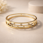 Constellation Crystal Bangle – Anti Tarnish Gold