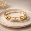 Constellation Crystal Bangle – Anti Tarnish Gold