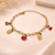 Fruit Charm Bracelet – Anti Tarnish Gold Playful Chain