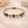 Evil Eye Charm Bracelet – Anti Tarnish Gold