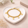 Flutter Double Chain Bracelet – Anti-Tarnish Gold