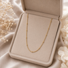Minimal Beaded Gold Chain – Anti Tarnish Gold Chain