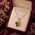 Rainbow Blossom Flower Necklace – Anti Tarnish Gold