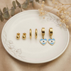 Guardian Trio Earring Set – Anti-Tarnish Gold