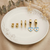 Guardian Trio Earring Set – Anti-Tarnish Gold