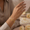 Cara Heart Charm Bracelet – Anti-Tarnish Gold