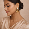 Flora Tulip Stud Earrings for Women – Anti-Tarnish Gold