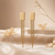 Golden Edge Chain Drops Long Tassel Earrings – Anti-Tarnish Gold
