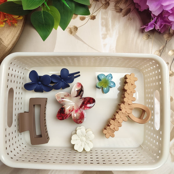 Claw Clip Variety Pack – Set of 6 Different Hair Claws